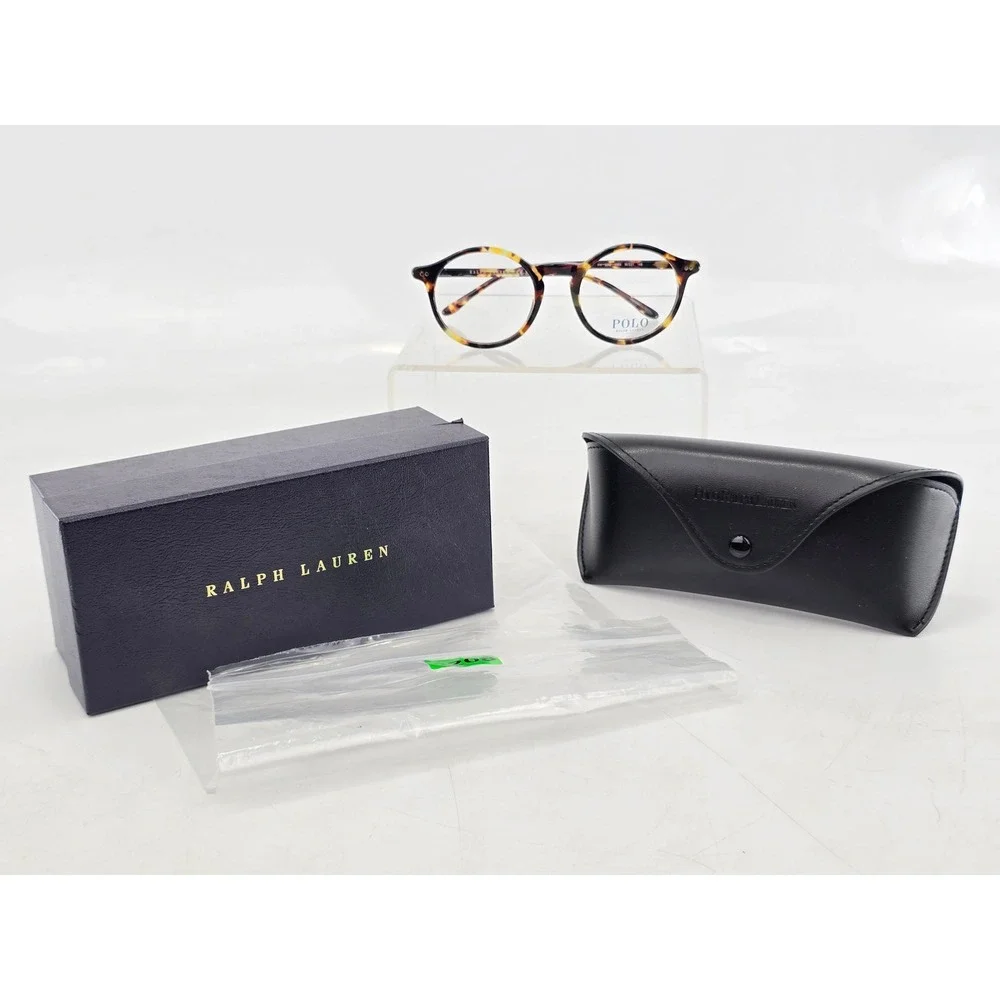 Polo Ralph Lauren Eyeglasses Unisex 50-21-145 Shiny Milky Yellow Havana - New